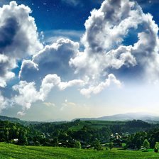 Схема вышивки «природа»