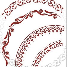 Схема вышивки «Воротники»