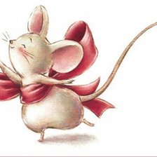 Схема вышивки «мышка Белла»