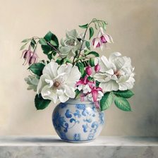 Схема вышивки «Букет в вазе 2»