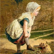 Схема вышивки «Девочка подтягивающая носочек»