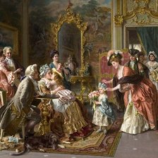 Схема вышивки «С Днем Рождения»