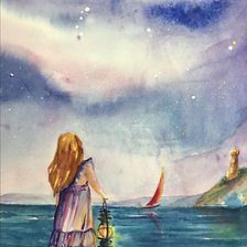 Схема вышивки «Ассоль»