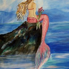 Схема вышивки «Русалка»