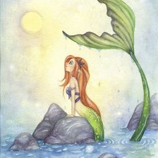 Схема вышивки «Русалочка»