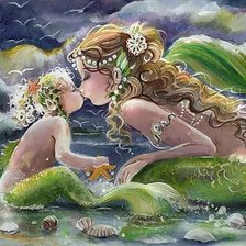 Схема вышивки «Русалки»