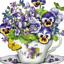 Схема вышивки «букет»