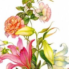 Схема вышивки «букет»