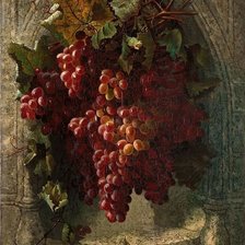 Схема вышивки «Виноград»