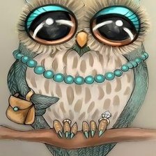 Схема вышивки «мадам»