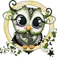 Схема вышивки «совушка»