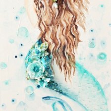 Схема вышивки «Русалка»