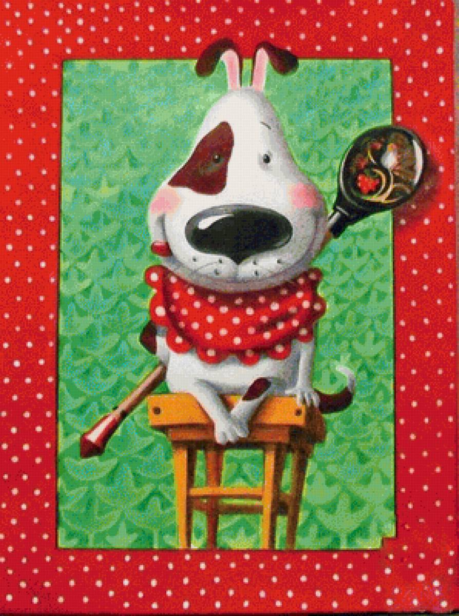 Пес - иллюстрация, сказка - предпросмотр