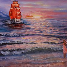 Схема вышивки «Ассоль»