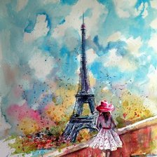 Схема вышивки «Париж»