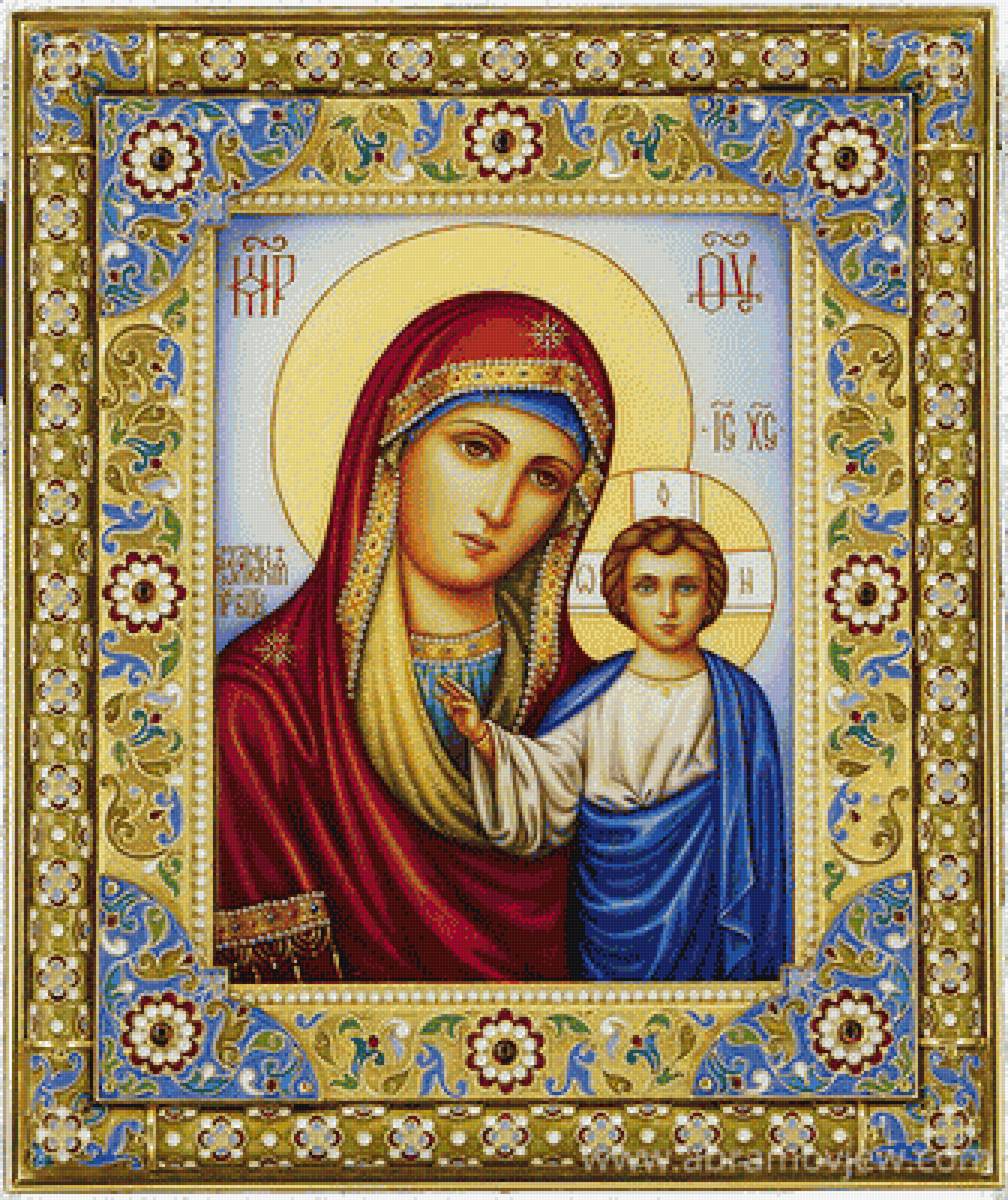 Икона Божьей Матери Казанская - иконы - предпросмотр