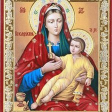 Схема вышивки «Козельщанская икона Божьей Матери»