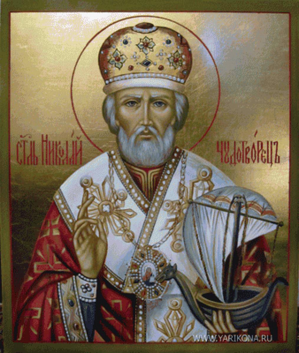 Икона Николая Чудотворца - иконы - предпросмотр