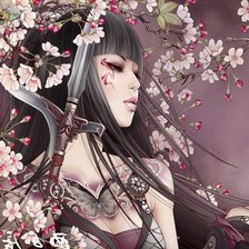 Схема вышивки «Девушки Азии»