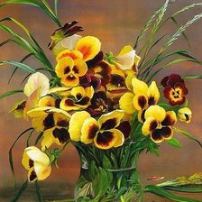 Схема вышивки «цветы»