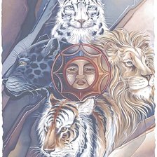 Схема вышивки «Тотем»