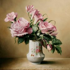 Розовые розы 2