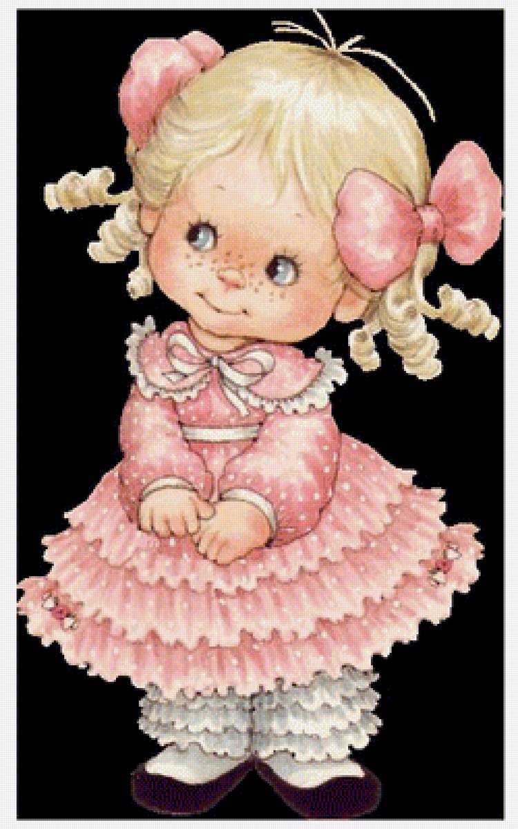 Девочка в розовом - детское, девочка - предпросмотр