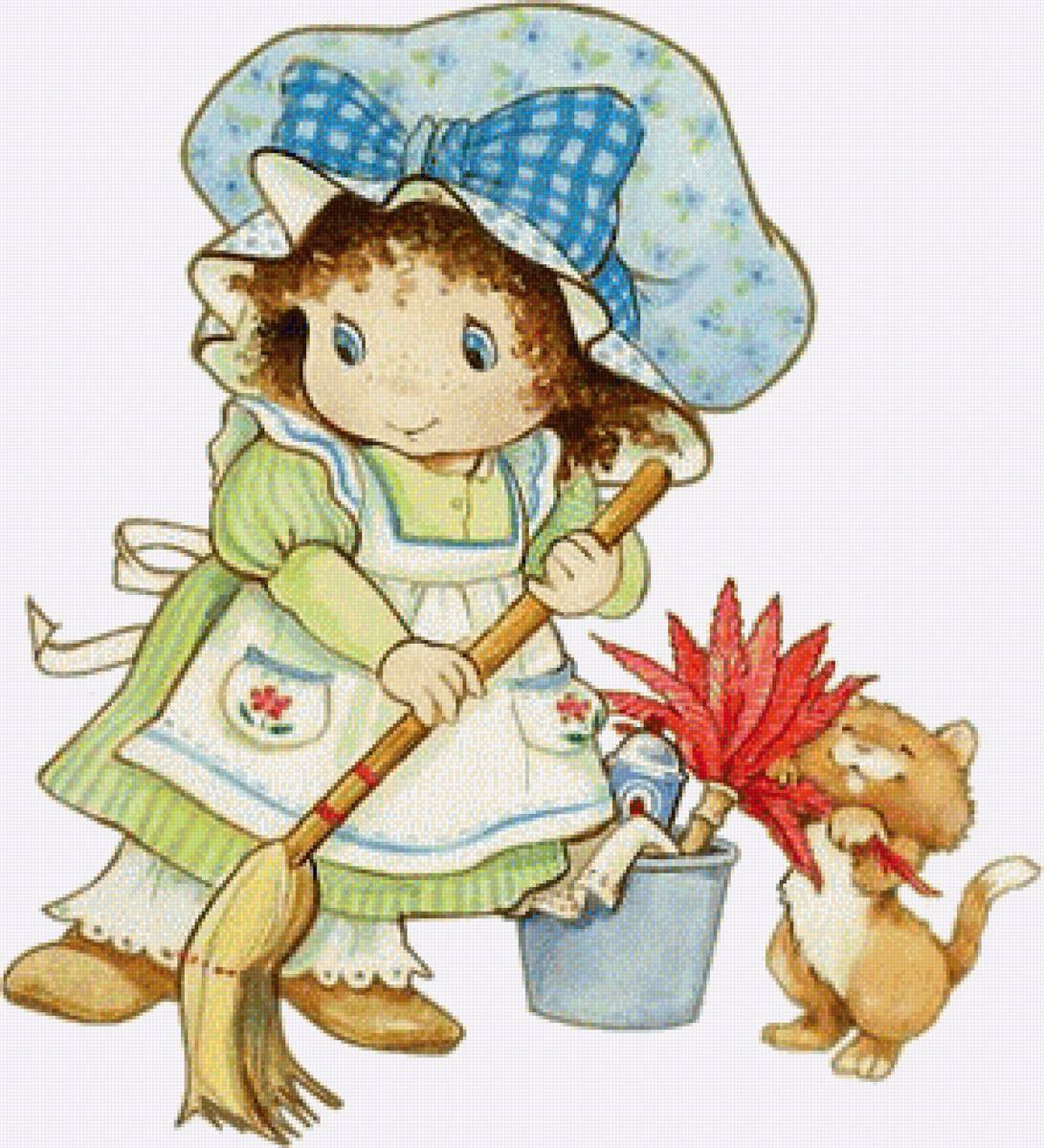 Хозяюшка - девочка, детское - предпросмотр