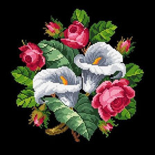 Схема вышивки «calla»