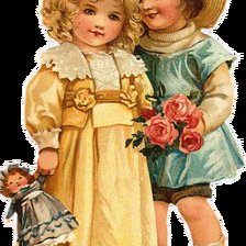 Схема вышивки «Дети»