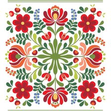 Схема вышивки «Узор. Подушка»