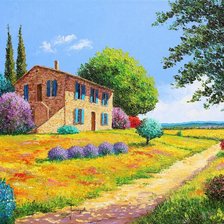 Схема вышивки «Пейзаж 4»