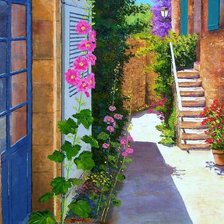 Схема вышивки «Южный дворик»