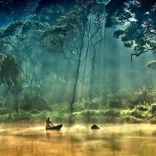 Схема вышивки «Тропический полдень»