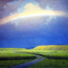 Схема вышивки «Радуга. Куинджи Архип»