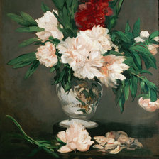 Ваза с пионами. Эдуард Мане