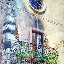 Схема вышивки «Пейзаж»