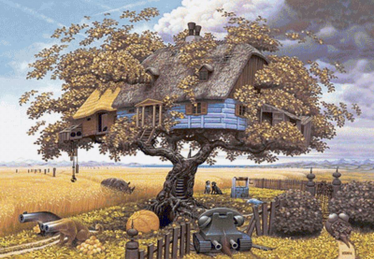 ЯЦЕК ЙЕРКА.ВОЗВРАЩЕНИЕ ИЗ САФАРИ - картины - предпросмотр