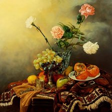 Схема вышивки «Натюрморт 5. Алексей Антонов»