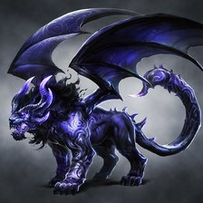 Схема вышивки «Мантикора»