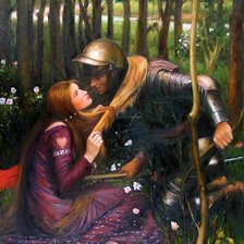 Схема вышивки «Рыцарь и Дама»