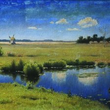 Схема вышивки «Река на Украине. Кондратенко»