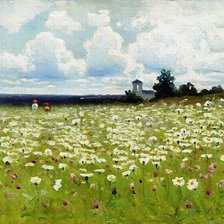 Схема вышивки «Поле ромашек. Кондратенко»