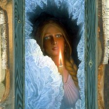 Схема вышивки «Ожидание. Константин Васильев»