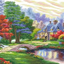 Схема вышивки «Волшебная страна»