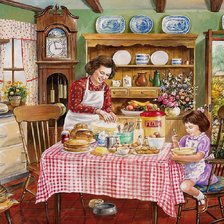 Схема вышивки «ВМЕСТЕ С МАМОЙ»