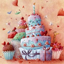 Схема вышивки «ТОРТЫ-ПИРОЖЕНЫЕ»