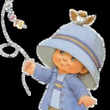 Схема вышивки «Малыш с воздушным змеем»