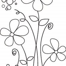 Схема вышивки «Просто Цветочки»