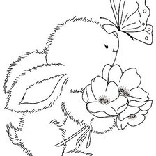 Схема вышивки «Зайка 2»